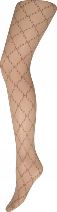 Logo Strømpebuks, Beige