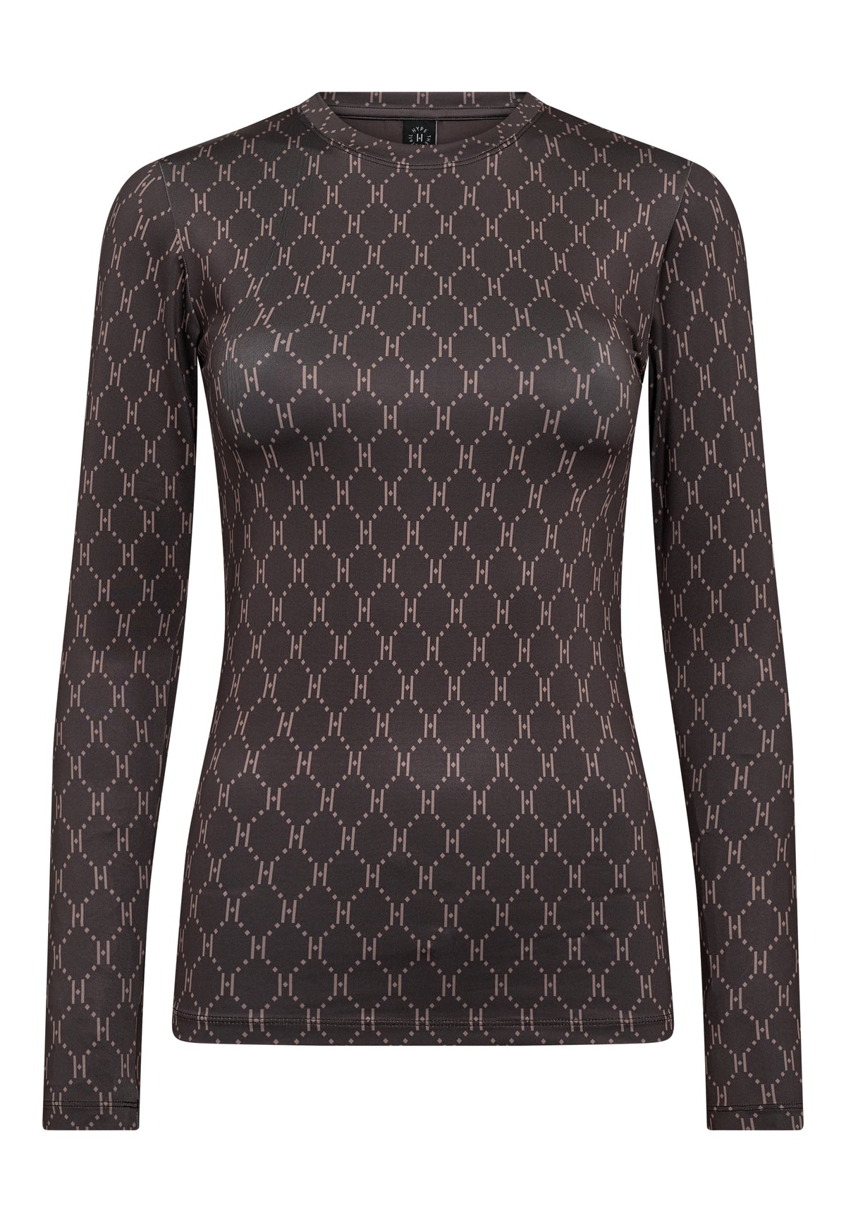 HTD Logo Bluse, Brun