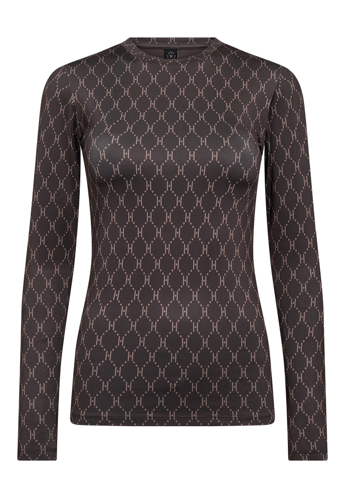 HTD Logo Bluse, Brun