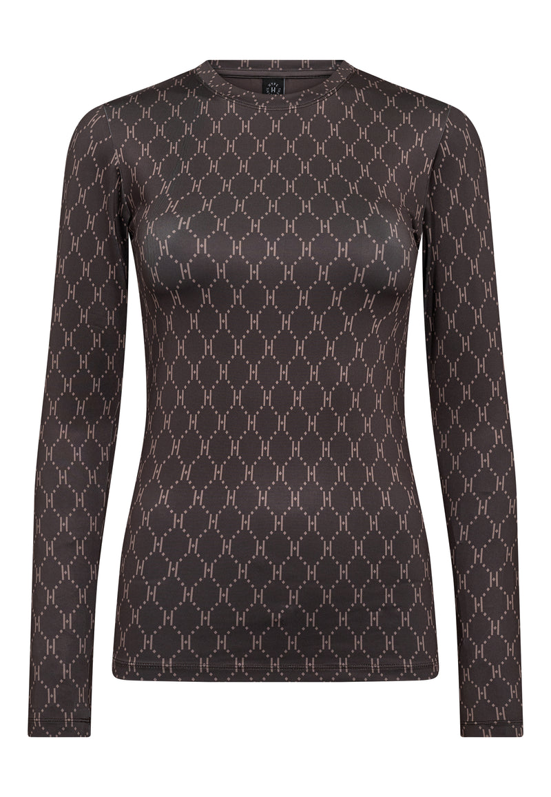HTD Logo Bluse, Brun