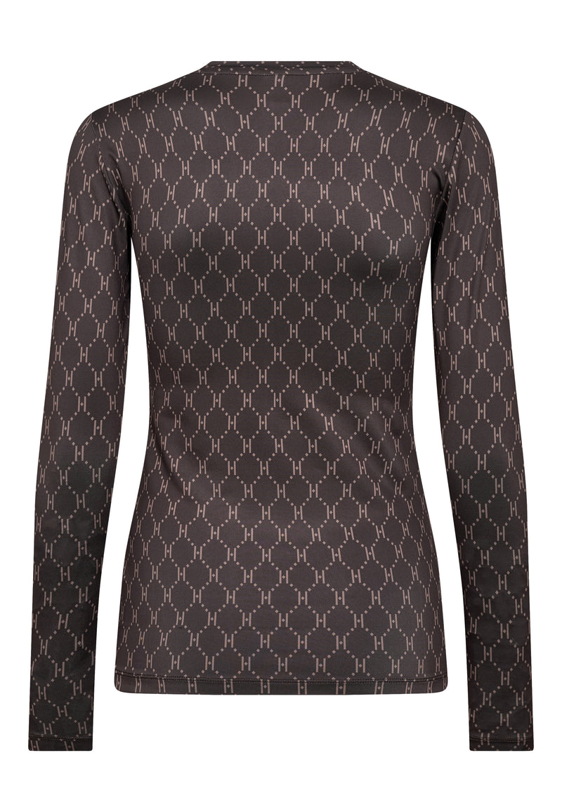 HTD Logo Bluse, Brun