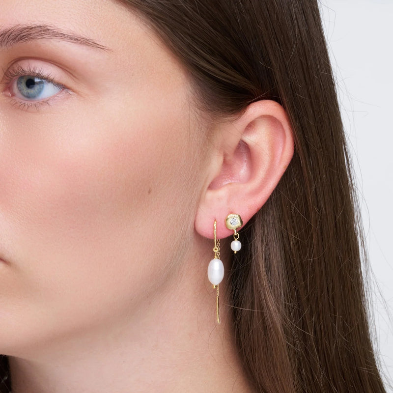 Alba Øreringe, Guldbelagt