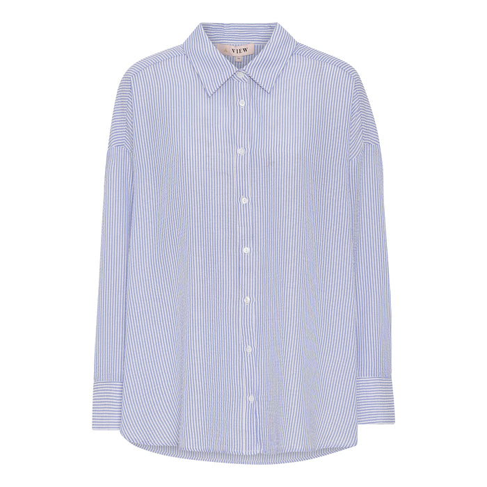 Sonja Skjorte, Blue/White