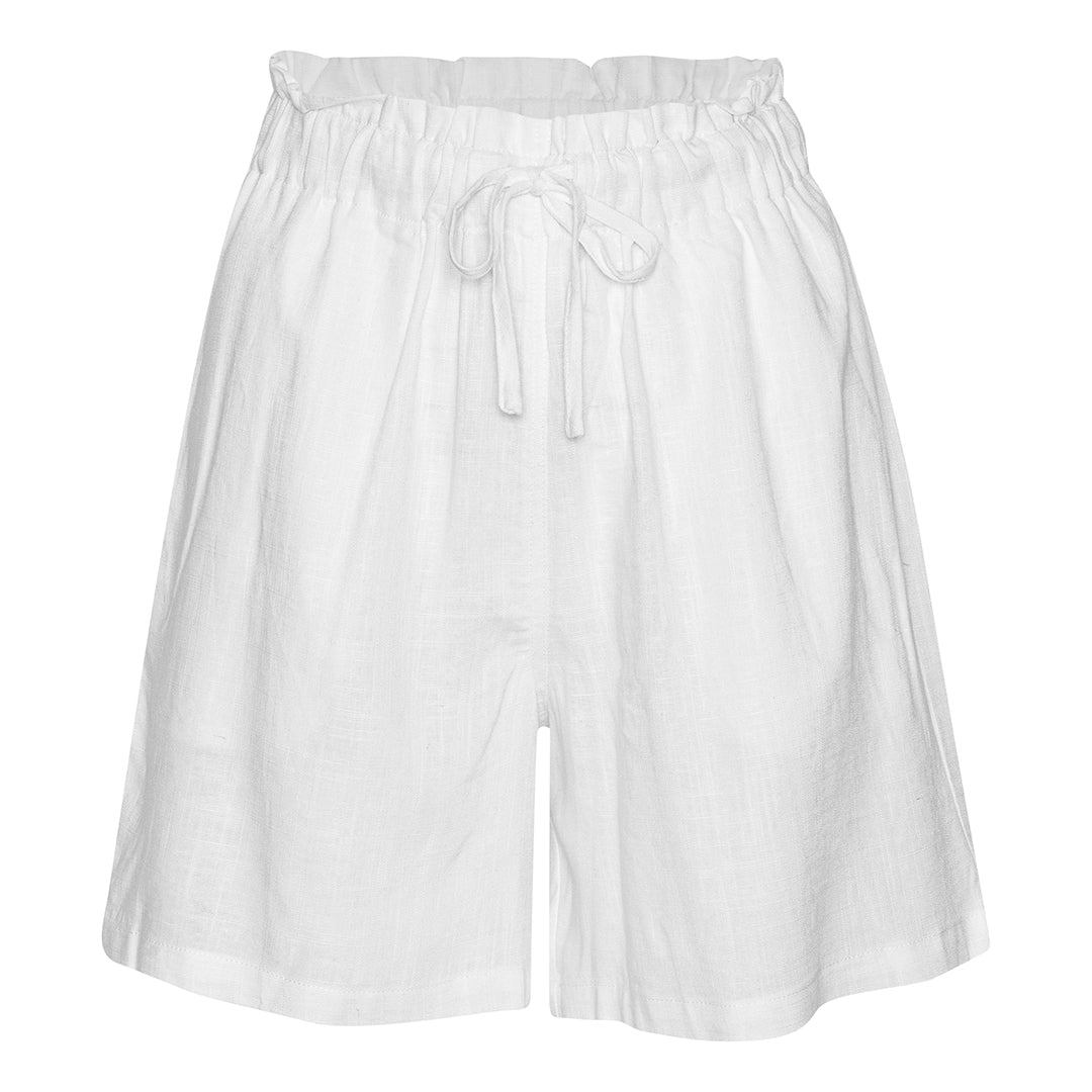 Lerke Hør Shorts, Hvid