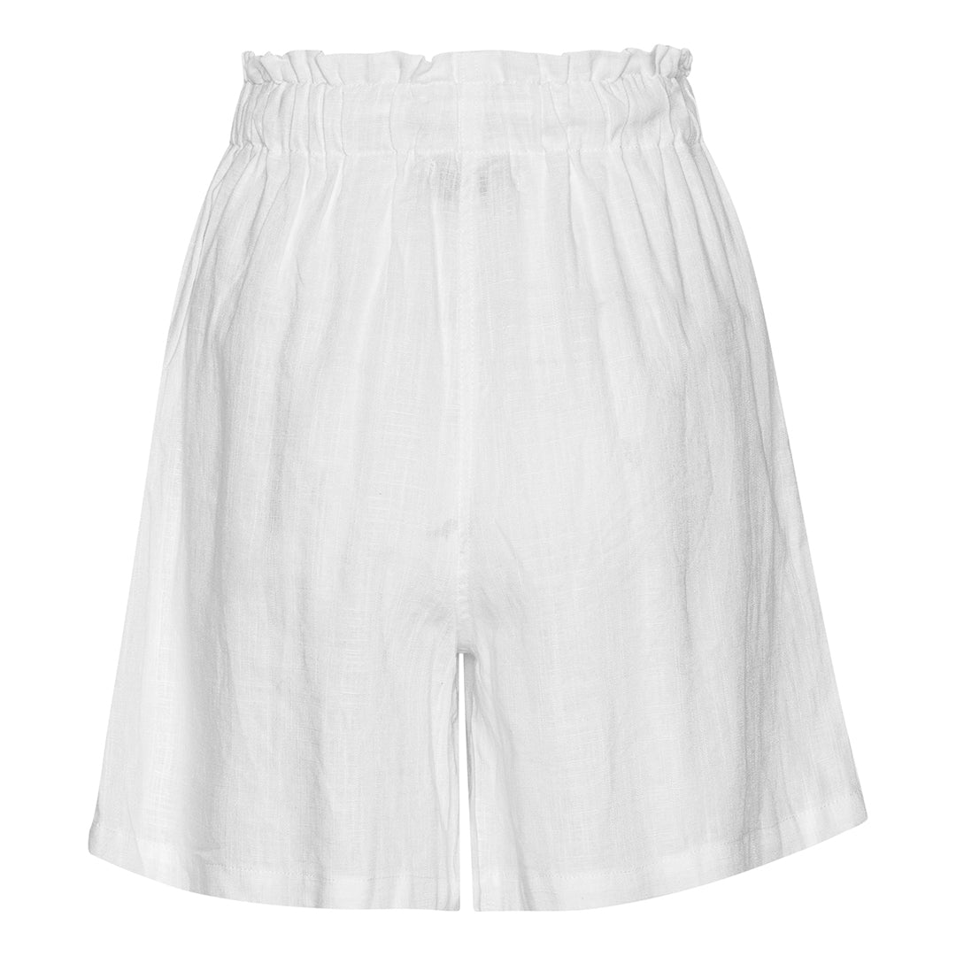 Lerke Hør Shorts, Hvid