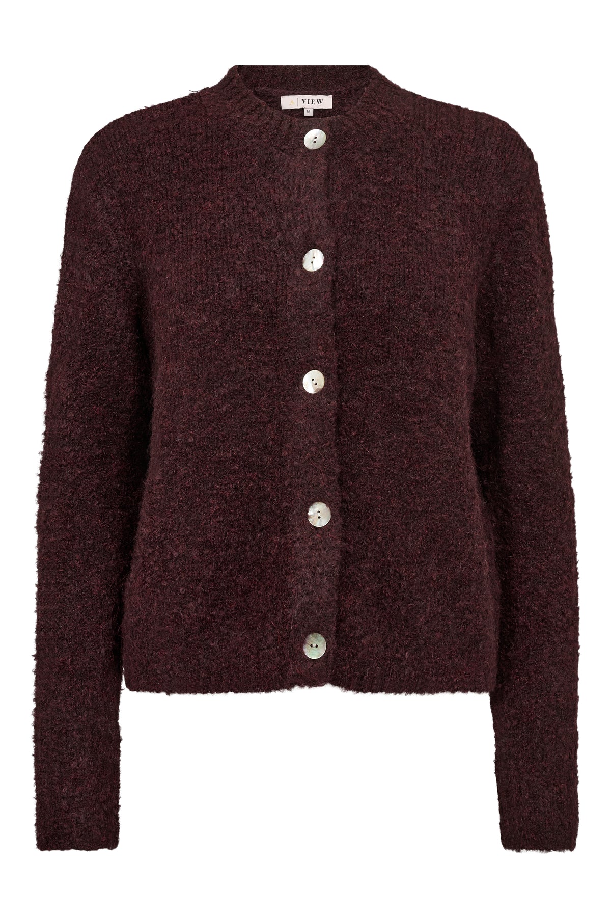 Audrey Strik Cardigan, Bordeaux