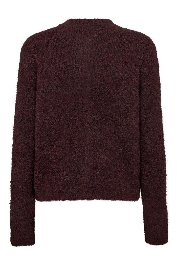 Audrey Strik Cardigan, Bordeaux