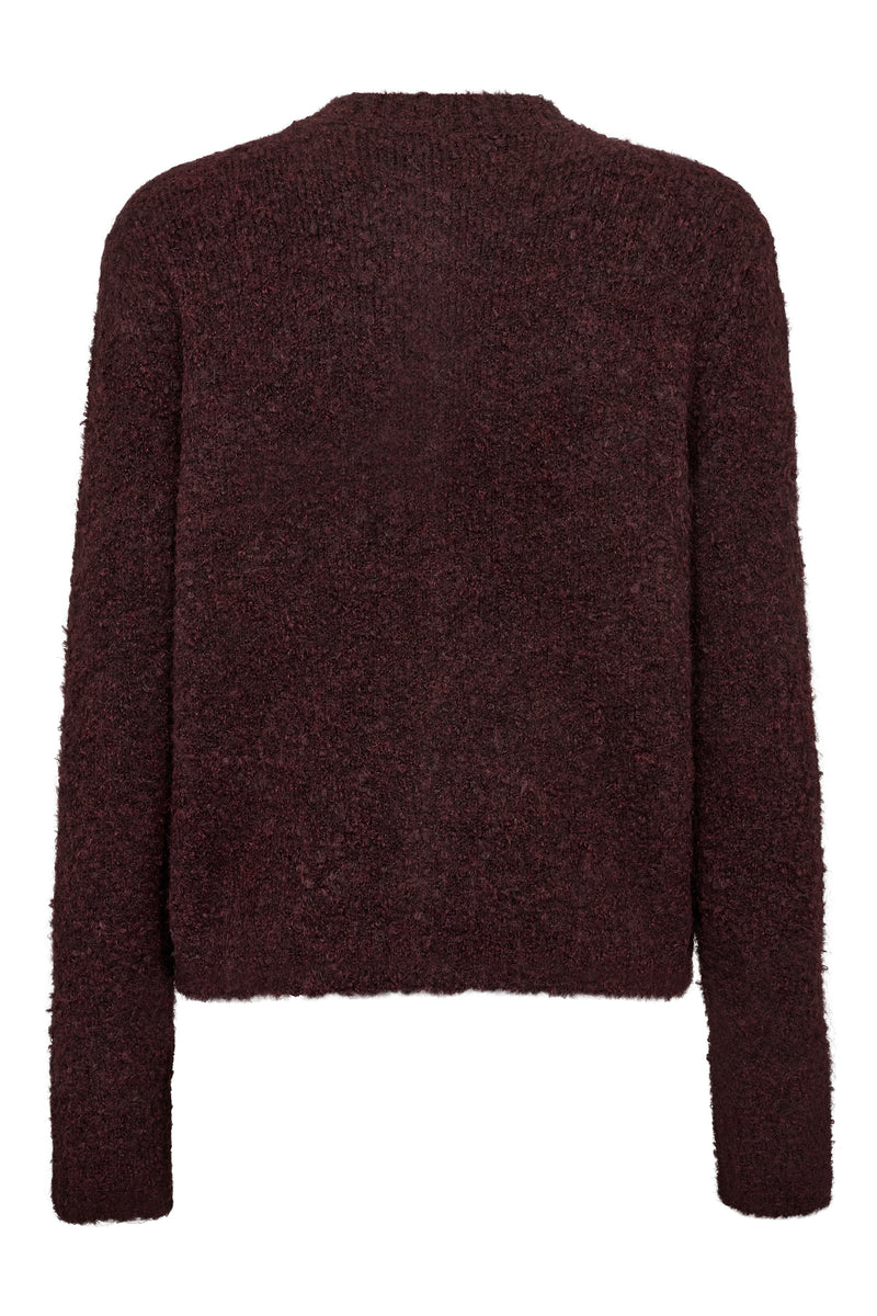 Audrey Strik Cardigan, Bordeaux