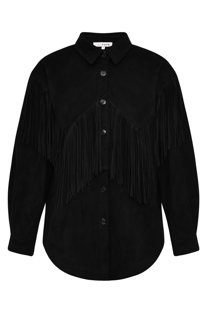 Fringe Skjorte, Sort