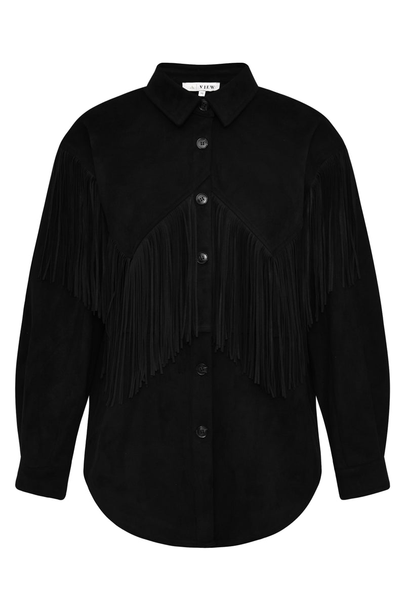 Fringe Skjorte, Sort
