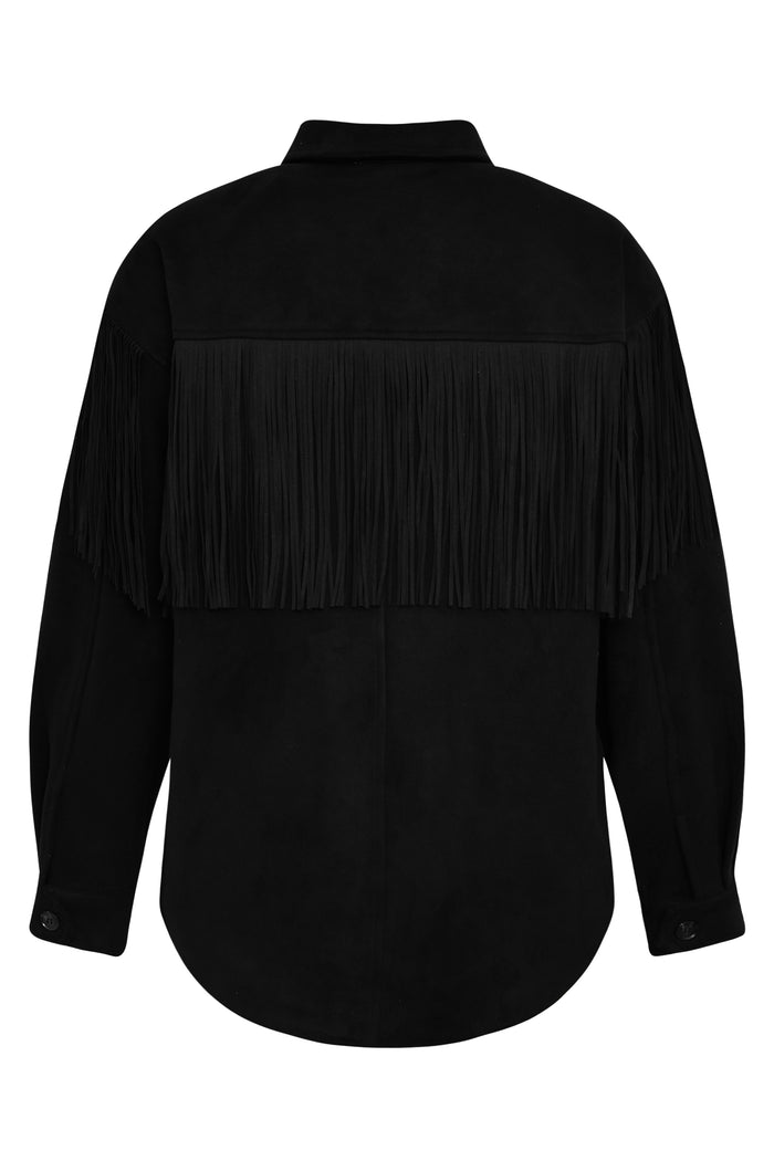Fringe Skjorte, Sort