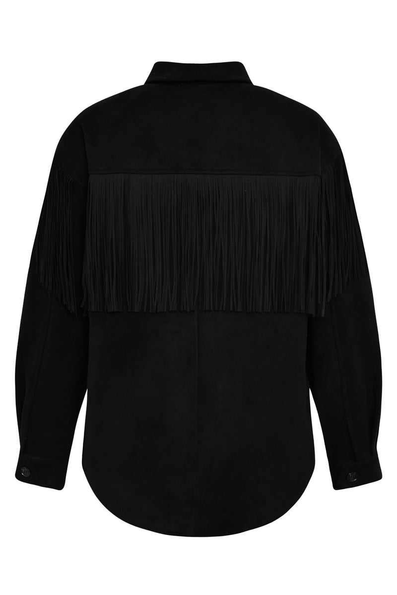 Fringe Skjorte, Sort