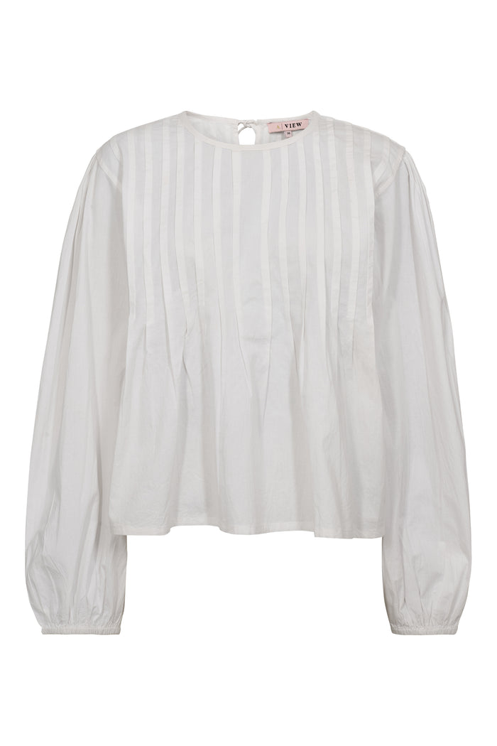 Saga Skjortebluse, Hvid