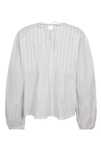 Saga Skjortebluse, Hvid