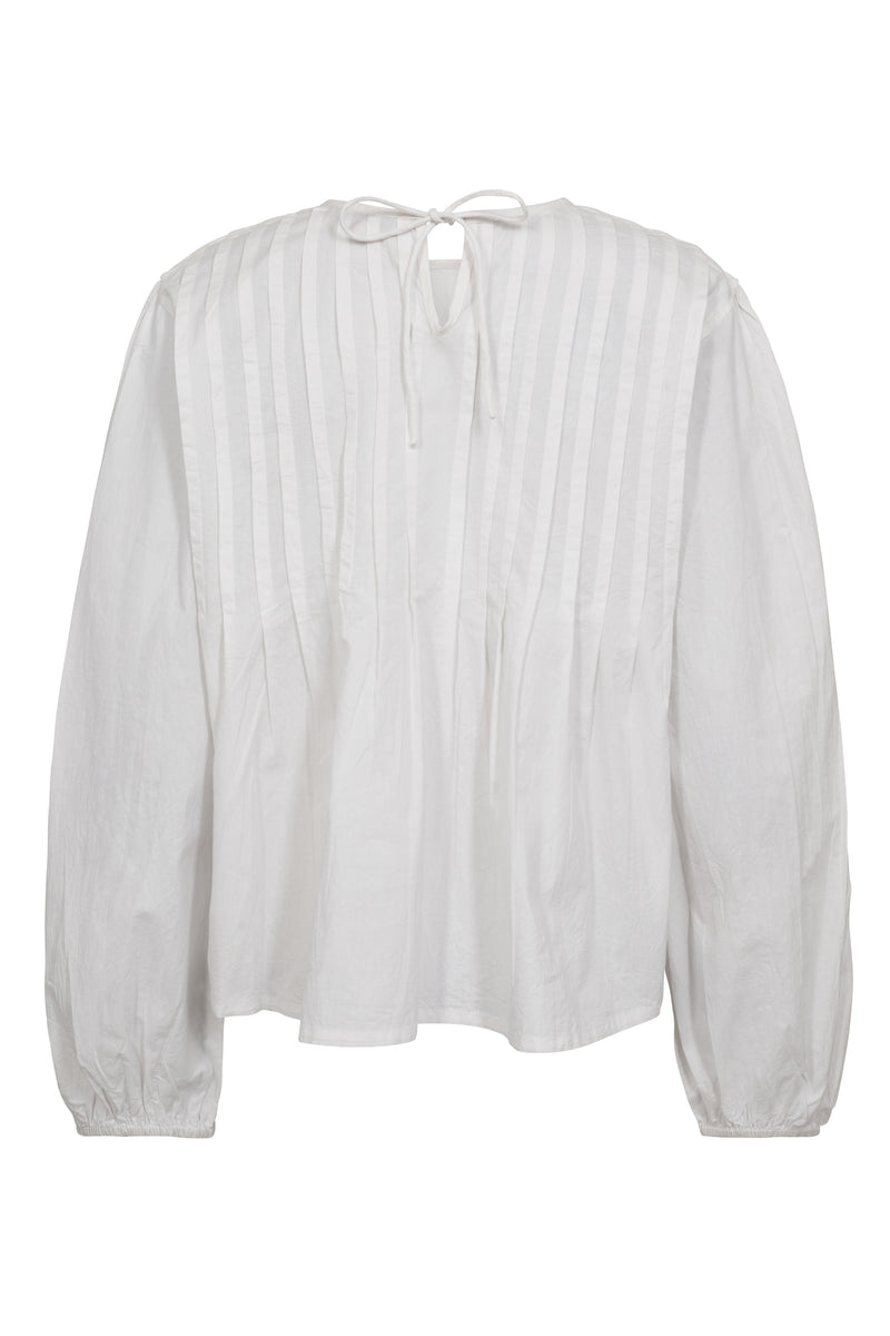 Saga Skjortebluse, Hvid