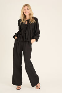 Fiona Bluse, Sort