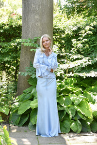 Floretta Bluse, Light Blue