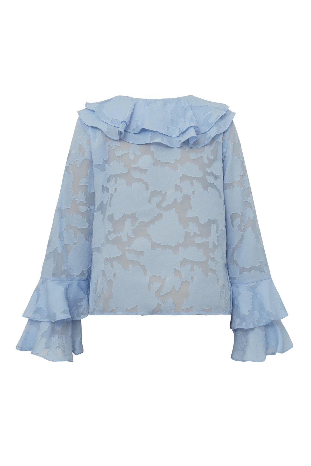 Floretta Bluse, Light Blue