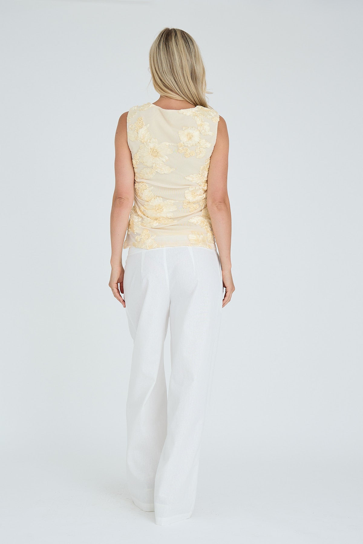 Romy Top, Pale Yellow