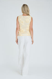 Romy Top, Pale Yellow