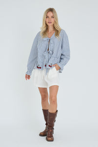 Alize Bluse, Blue Stripe