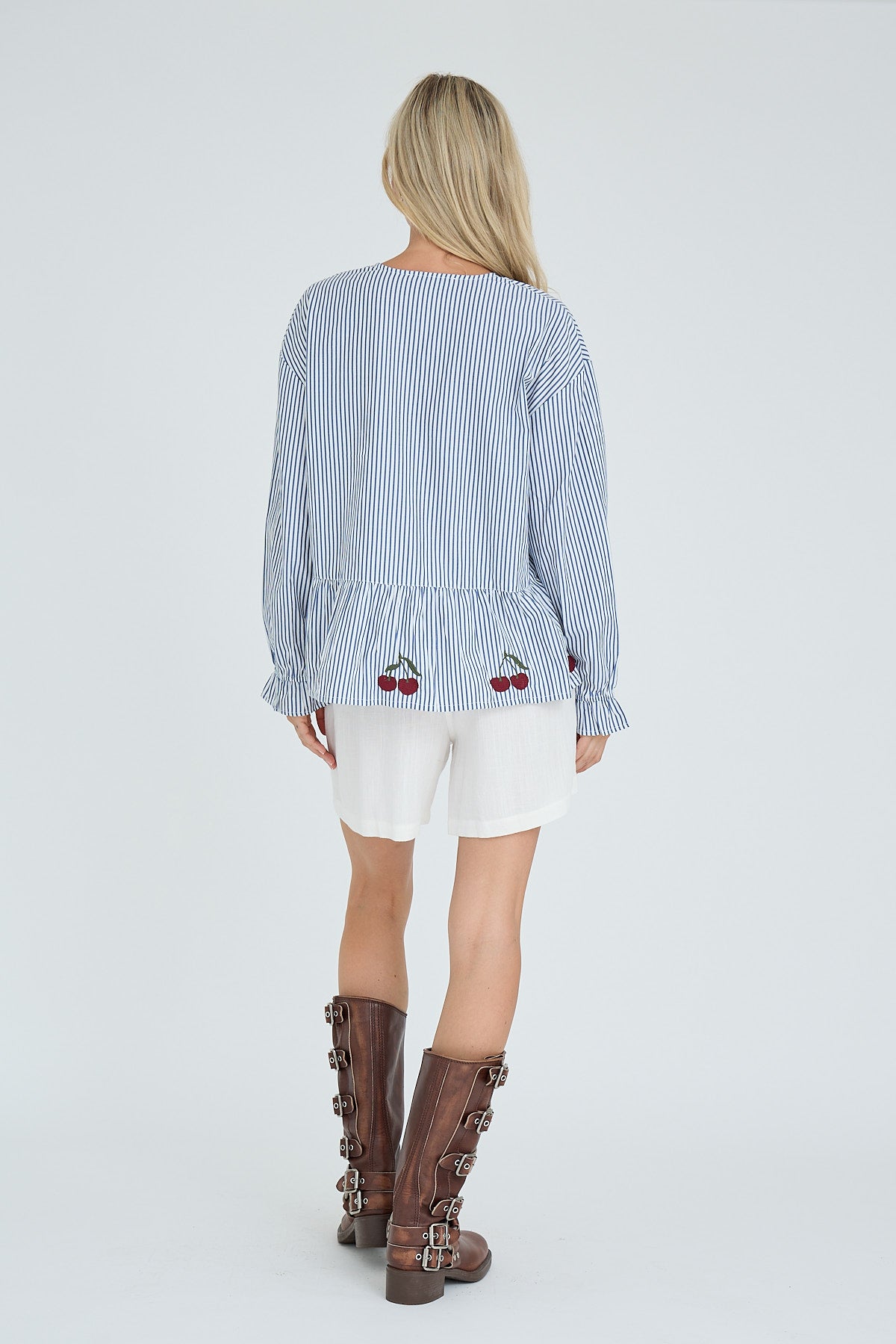 Alize Bluse, Blue Stripe