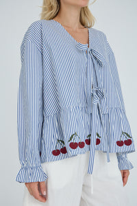 Alize Bluse, Blue Stripe