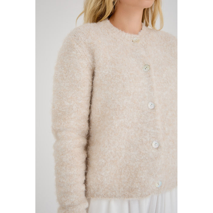Audrey Strik Cardigan, Sand