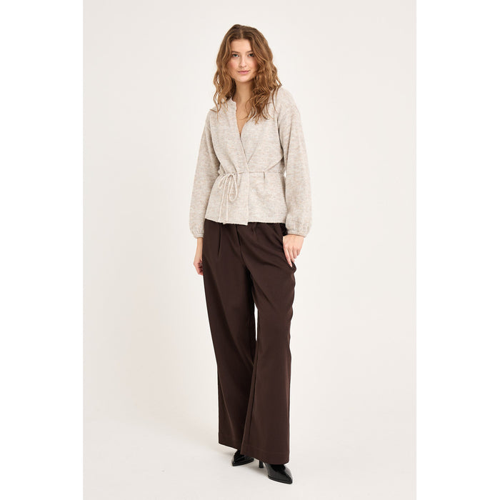 Lisette Strik Cardigan, Sand