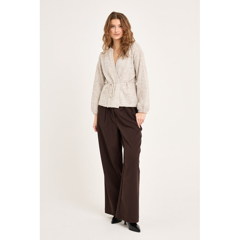 Lisette Strik Cardigan, Sand
