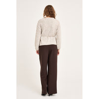 Lisette Strik Cardigan, Sand