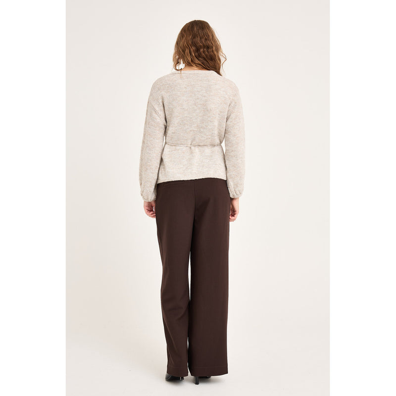Lisette Strik Cardigan, Sand
