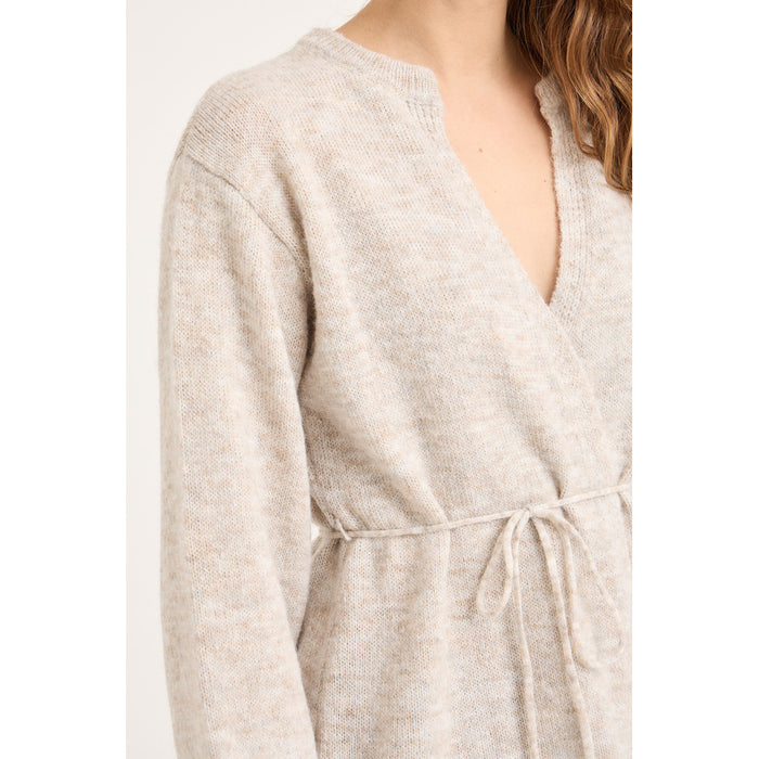 Lisette Strik Cardigan, Sand