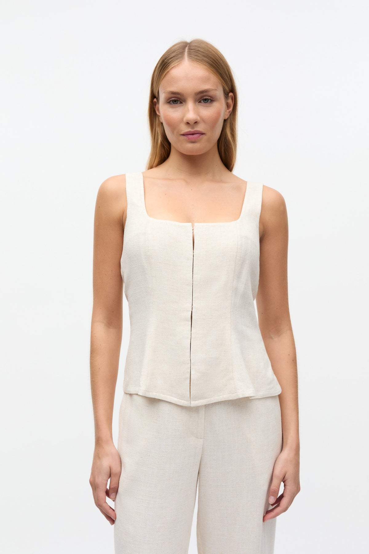 Keely Top, Light Sand Mel