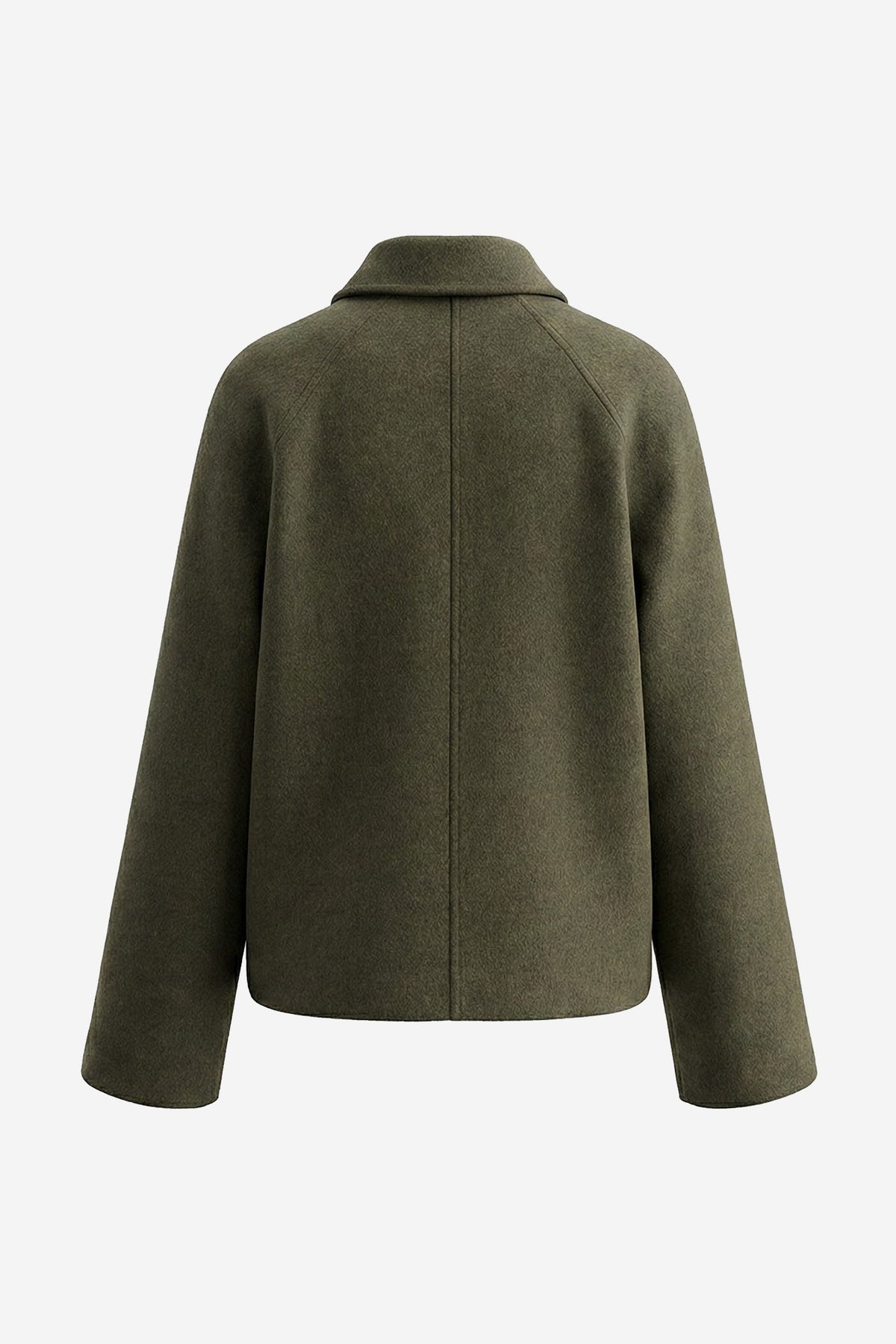 Seneca Uld Jakke, Dark Olive Melange