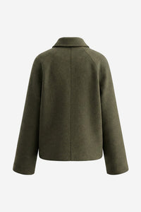Seneca Uld Jakke, Dark Olive Melange