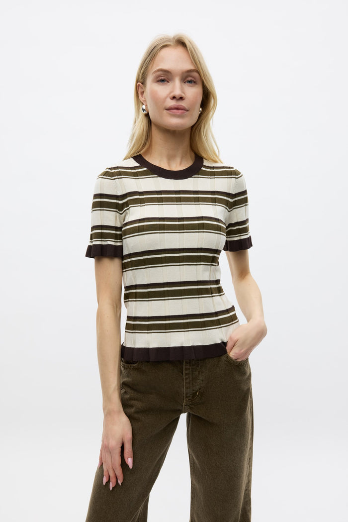 Gigi Bluse, Olive Birch