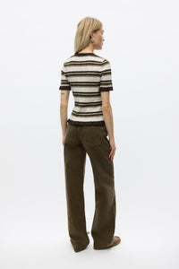 Gigi Bluse, Olive Birch