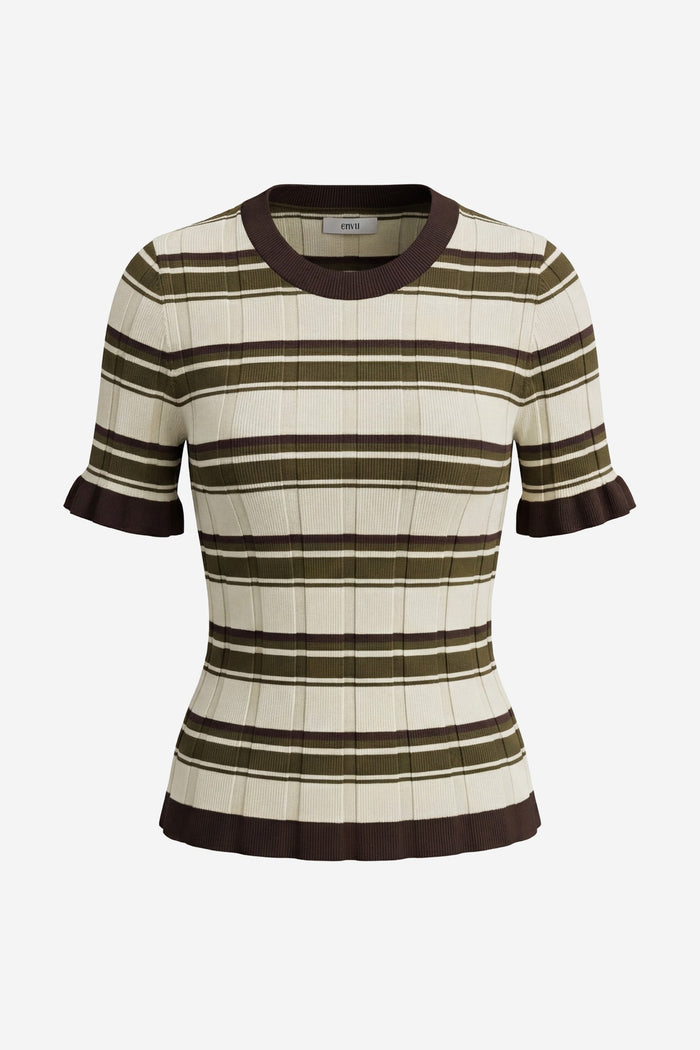 Gigi Bluse, Olive Birch