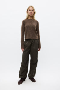 Ada Cardigan, Walnut Melange