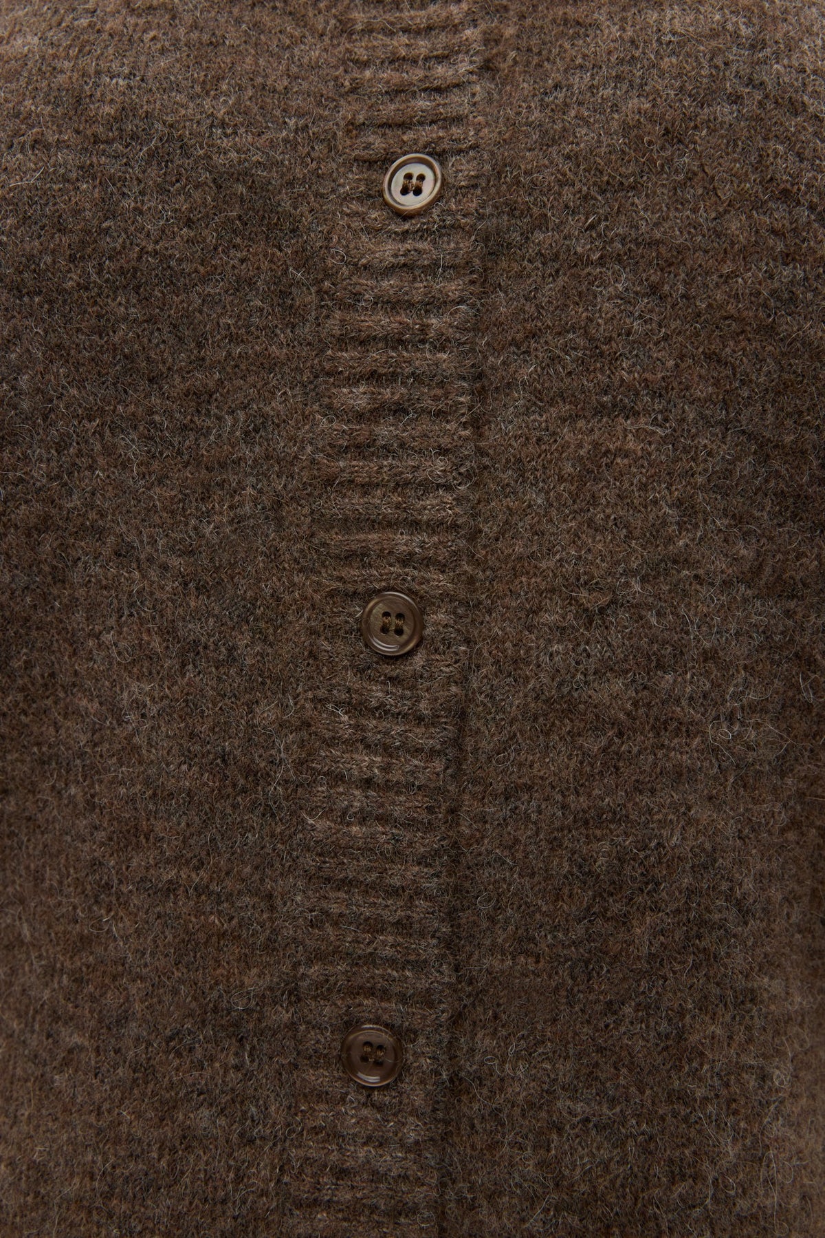 Ada Cardigan, Walnut Melange