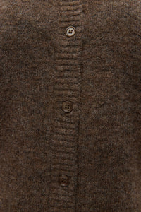 Ada Cardigan, Walnut Melange