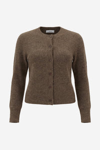 Ada Cardigan, Walnut Melange