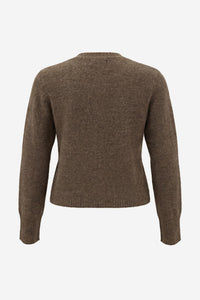 Ada Cardigan, Walnut Melange