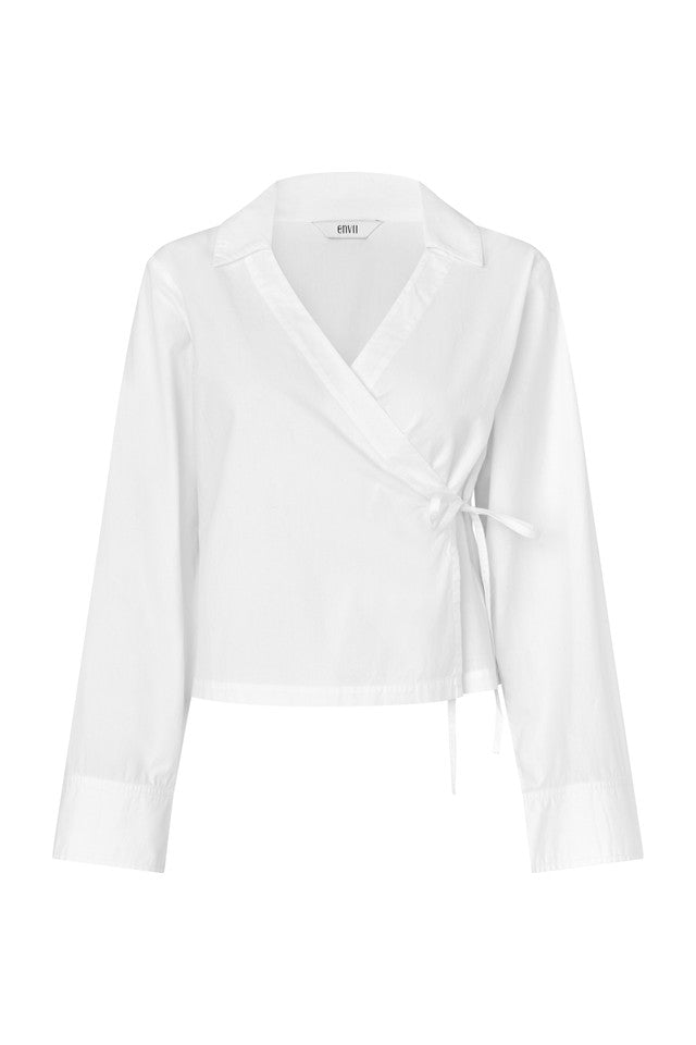 Akron Skjortebluse, Hvid