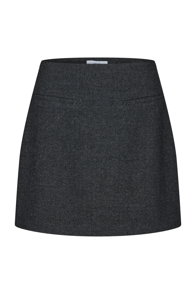 Arizona Nederdel, Dark Grey Melange