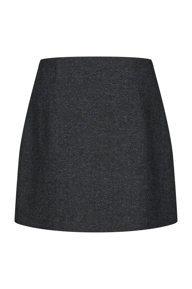 Arizona Nederdel, Dark Grey Melange