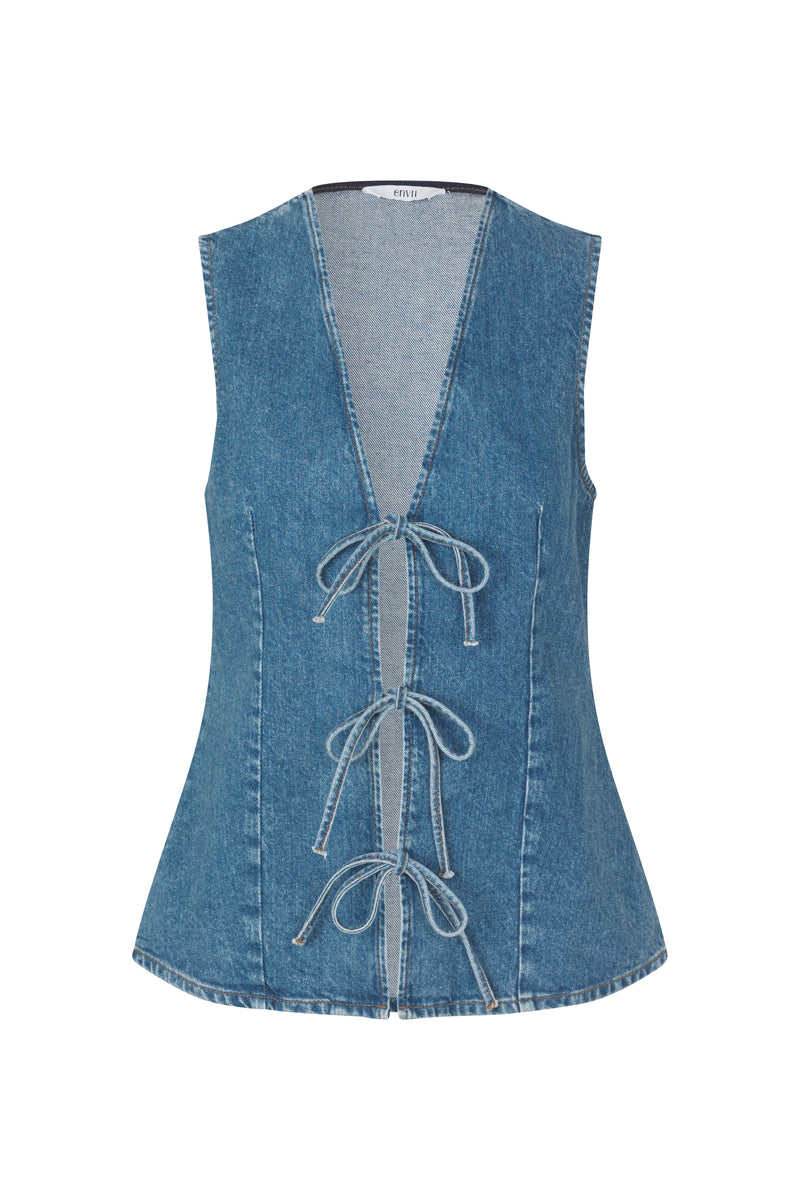 Atenna Vest, Denim