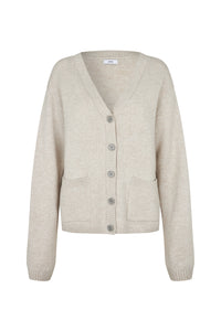 Elise Strik Cardigan, Moonstruck Melange