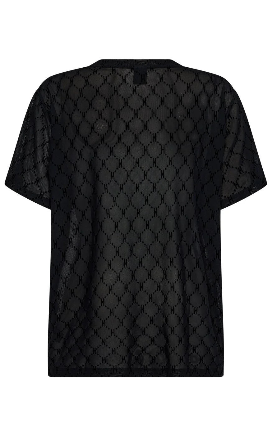 HTD Logo Mesh Tee, Sort
